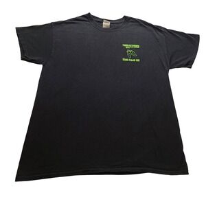 Gildan Ultra Cotton Two Left Paws Animal Sanctuary Chili Cook Off TShirt Black L